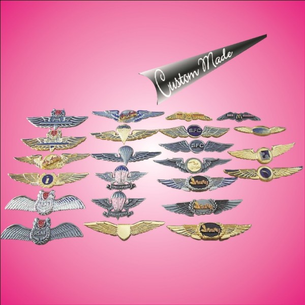 Wing Badge - Various Custom Made Designs